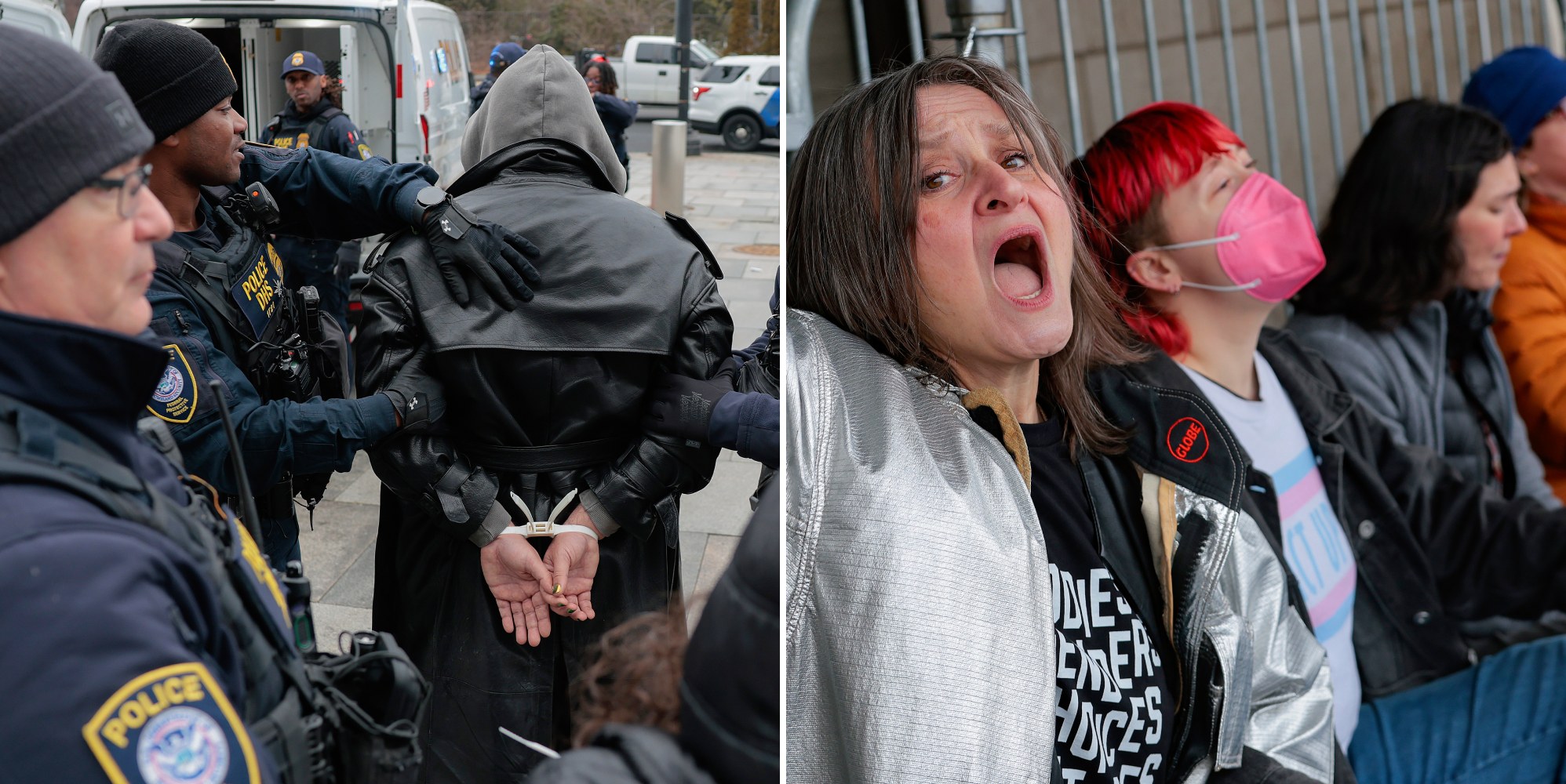25 arrested at protest for gender-affirming care for trans youth