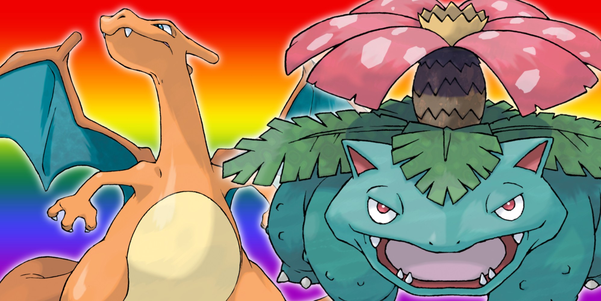The ultimate queer-coded Pokemon FireRed and LeafGreen team