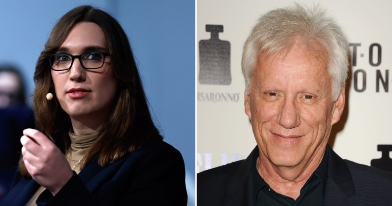Sarah McBride and James Woods