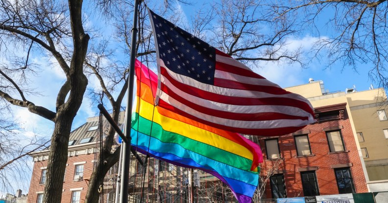 The Pride flag was re-instated at the Stonewall National Monument
