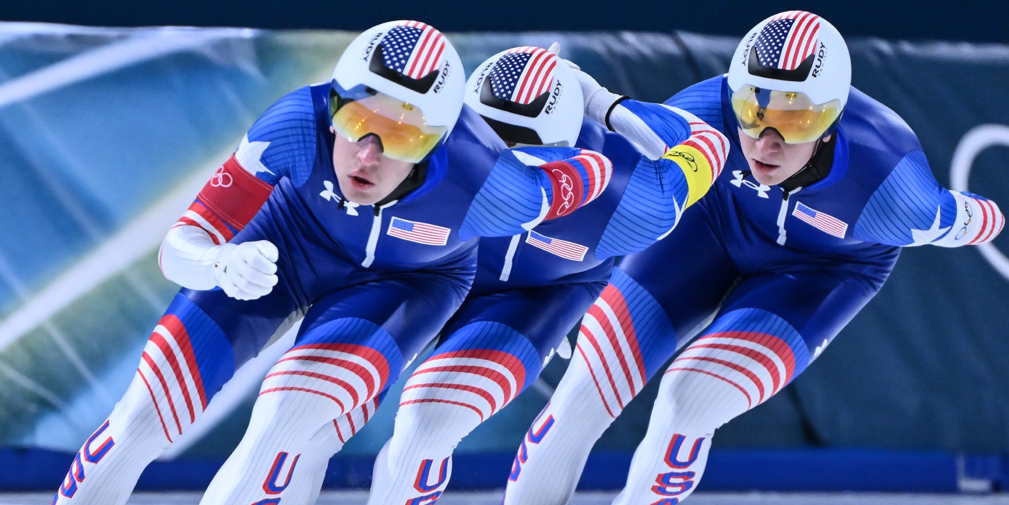 Winter Olympic speed skaters adopt 'tush push' in bid for gold