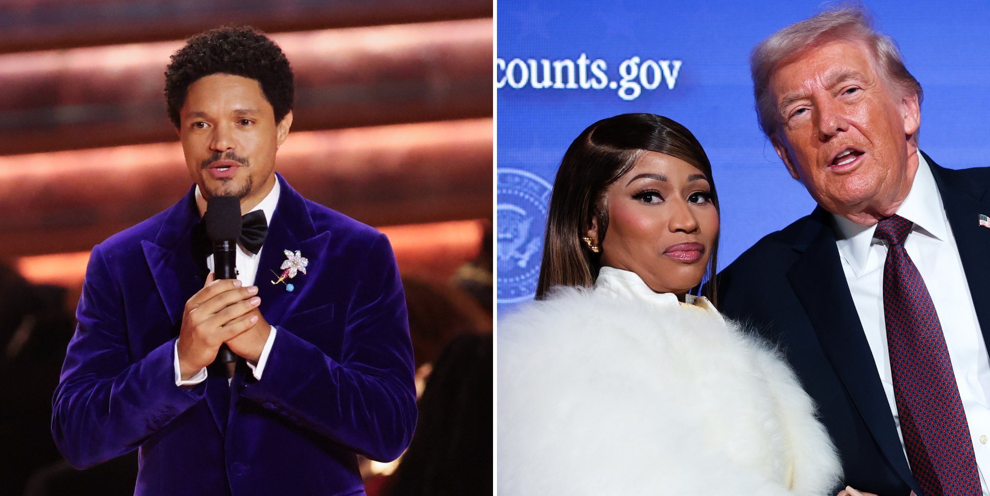 Nicki Minaj fires homophobic abuse at Grammys host after Trump comment 