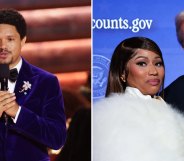 Trevor Noah, Nicki Minah and Donald Trump