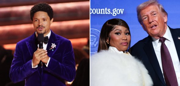 Trevor Noah, Nicki Minah and Donald Trump