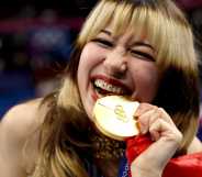 Gold medalist Alysa Liu of Team United States.