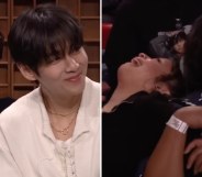 BTS members V and Jung Kook