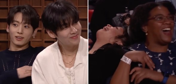 BTS members V and Jung Kook