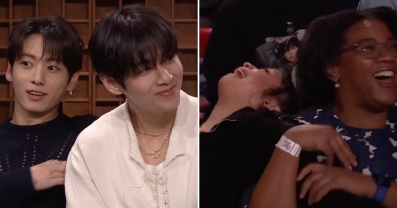 BTS members V and Jung Kook