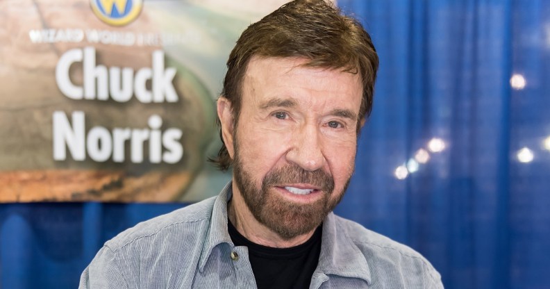 Actor Chuck Norris headshot