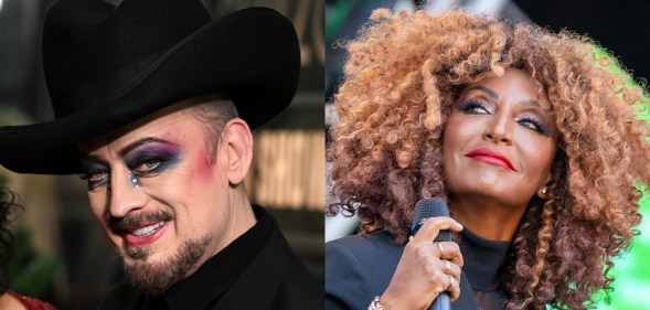 stills of Boy George and Senhit