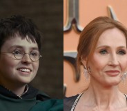 still of harry potter and jk rowling