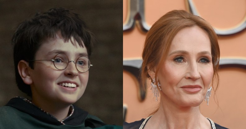still of harry potter and jk rowling