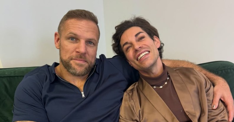 James Haskell with his arm around Tom Read Wilson