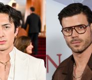 Hudson Williams (left) and Francois Arnaud (right).
