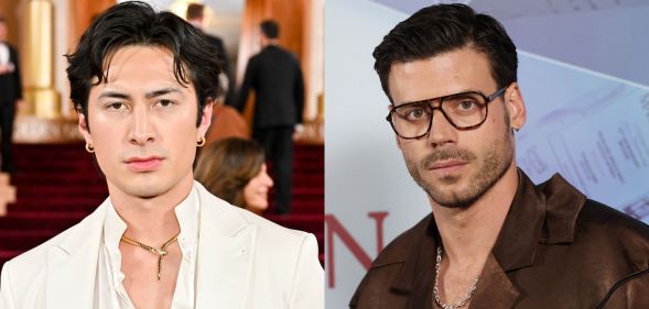 Hudson Williams (left) and Francois Arnaud (right).