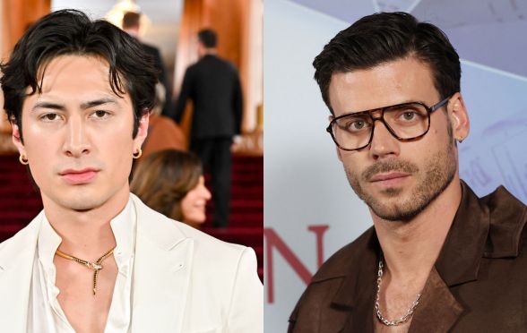 Hudson Williams (left) and Francois Arnaud (right).