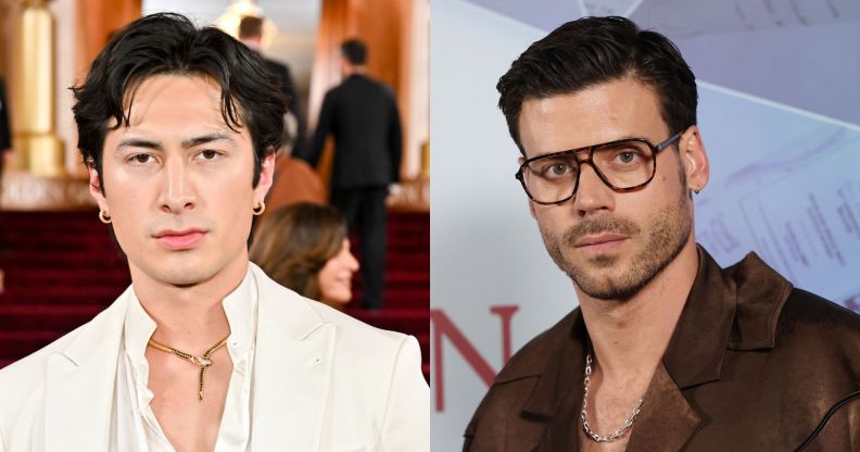 Hudson Williams (left) and Francois Arnaud (right).