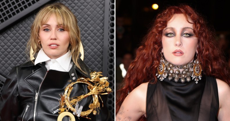 Miley Cyrus and Chappell Roan