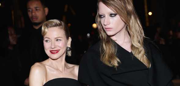 Naomi Watts and Kai Schreiber made another appearance together, this time at Paris Fashion Week.