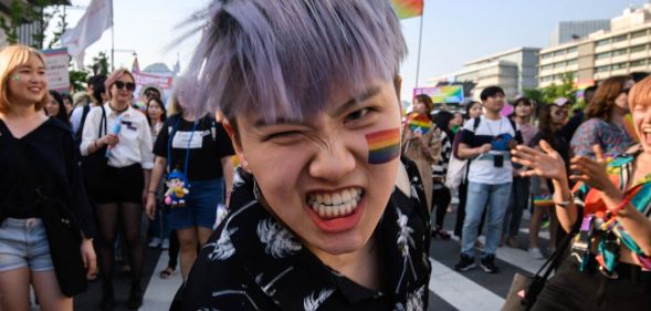 A Pride event in South Korea.