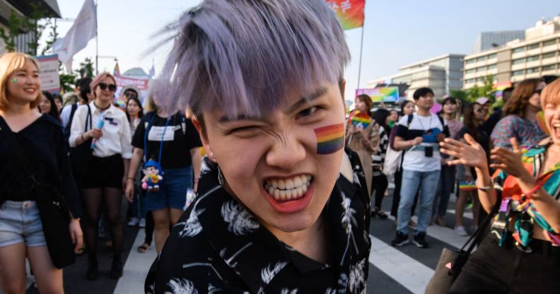 A Pride event in South Korea.