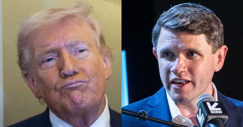 Donald Trump has branded James Talarico an 'insult to Jesus'.