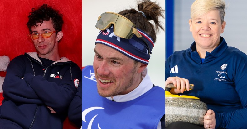 Michael O’Hearn, Jake Adicoff and Jo Butterfield are part of Team LGBTQ+ at the Paralympic Winter Games.
