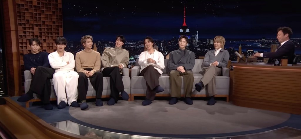 BTS on The Tonight Show Starring Jimmy Fallon
