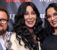 Chaz Bono, Cher and Shara Blue