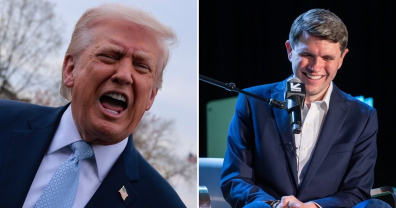 Donald Trump has taken aim at James Talarico... again