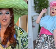 Drag queens Dixie Longate and Miss Bouvèé