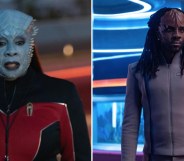 Gina Yashere and Karim Diane in Star Trek: Starfleet Academy