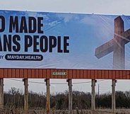 'God made trans people' billboards have been displayed in Kansas