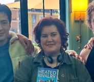 Hudson Williams, Rachel Reid and Connor Storrie