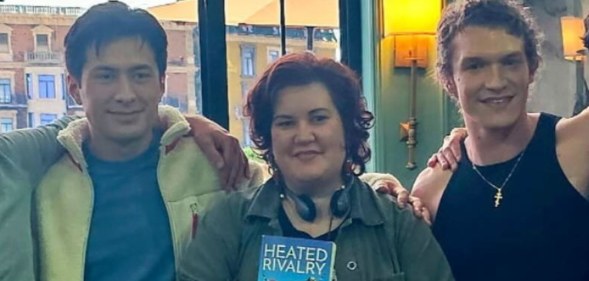 Hudson Williams, Rachel Reid and Connor Storrie