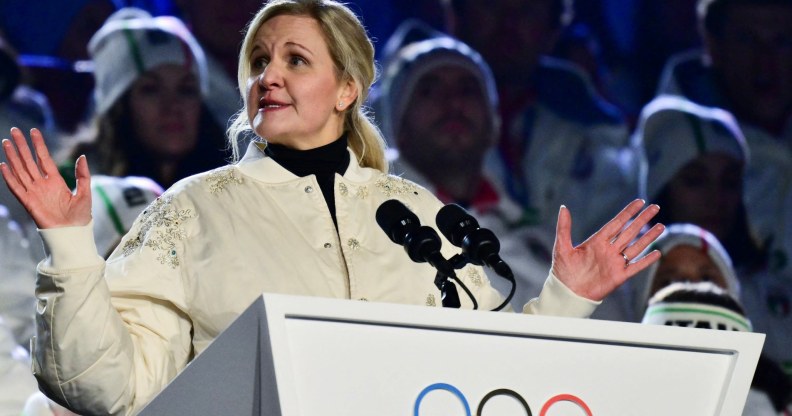 IOC President Kirsty Coventry