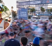 Los Angeles Marathon runner Cal Calamia