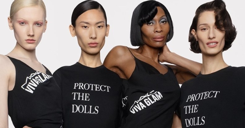 MAC 'protect the dolls' models: Ivy Stewart, Green Kim, Dominique Jackson and Josephine DuPont.