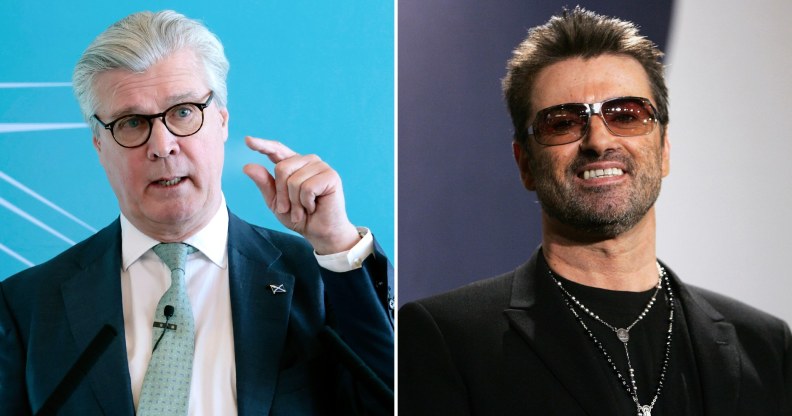 Michael Offord and George Michael