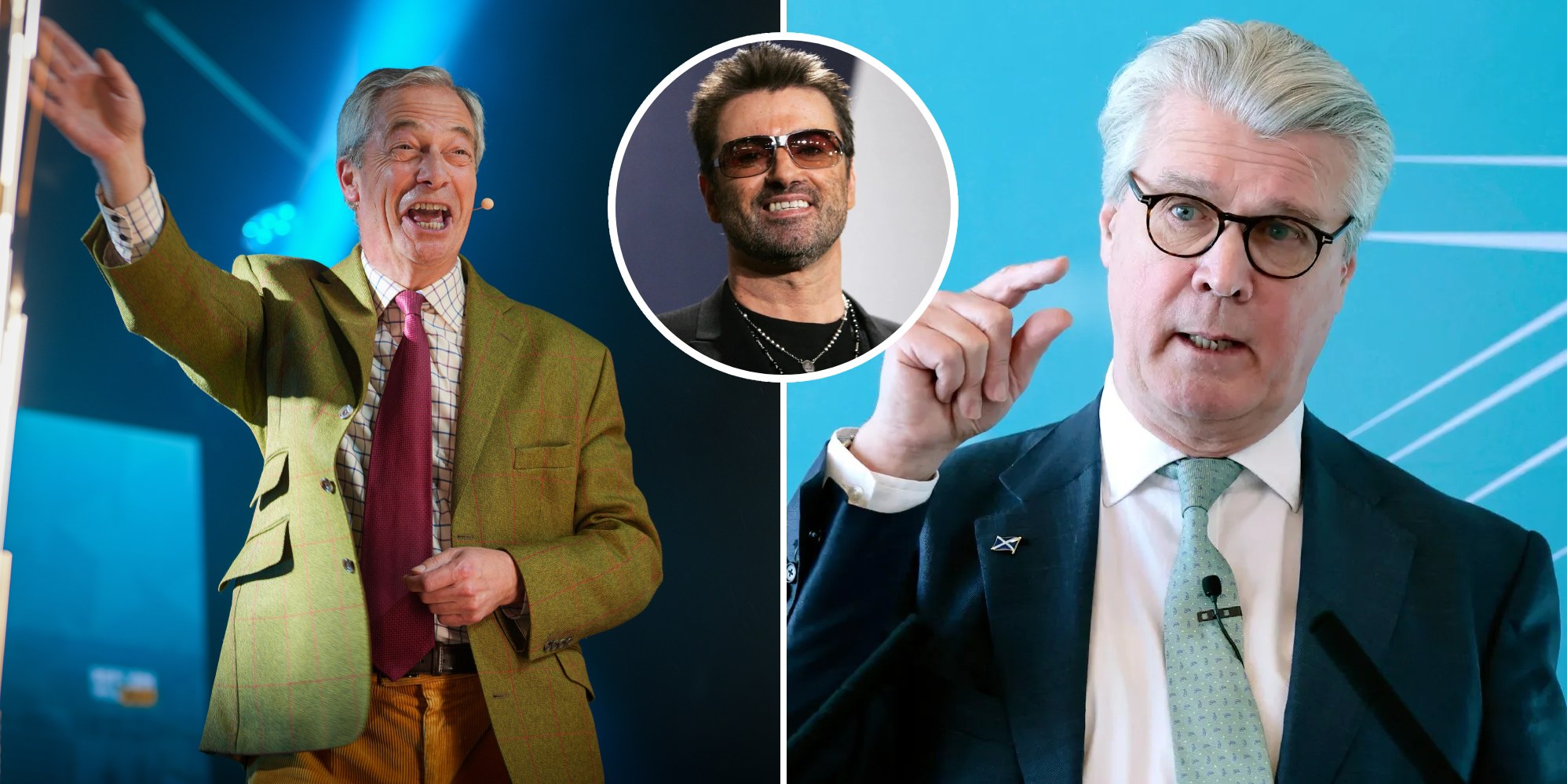Nigel Farage defends Reform UK member's George Michael 'joke'