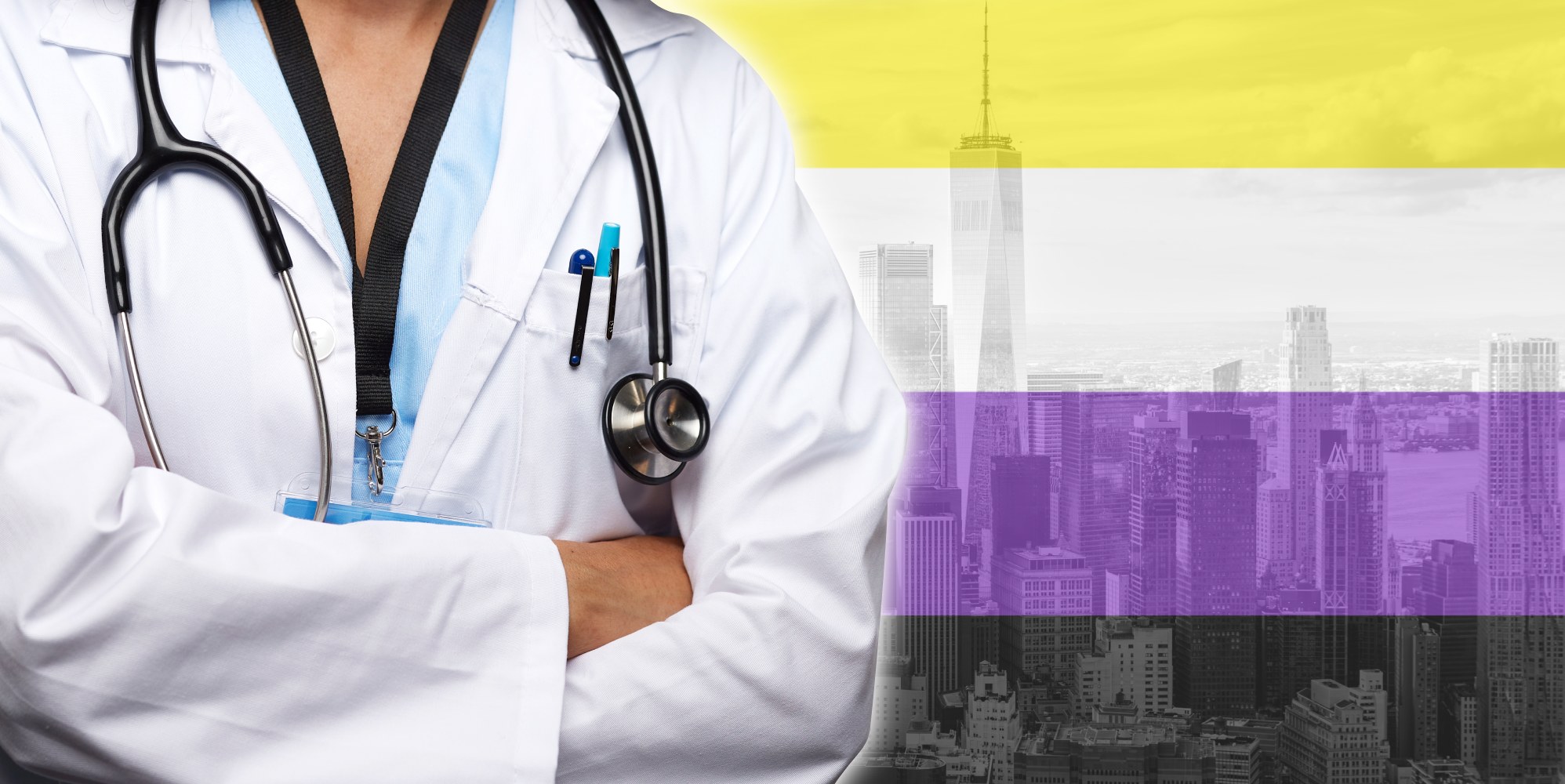 Nonbinary doctor sues after allegedly being told to hide identity