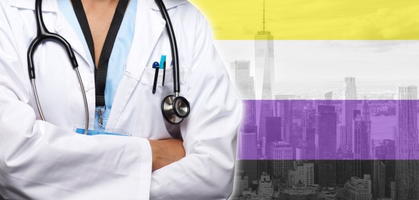 A nonbinary doctor is suing a hospital group in New York City