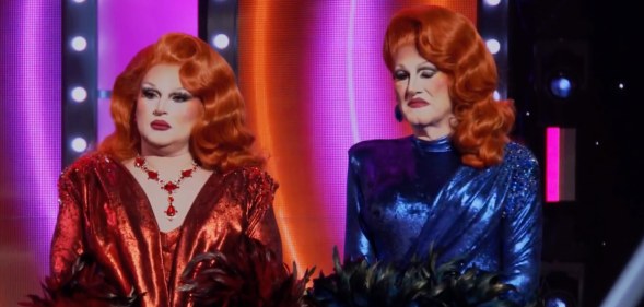RuPaul's Drag Race Jane Don't with makeover partner Terry