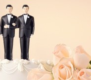 Same-sex wedding cake