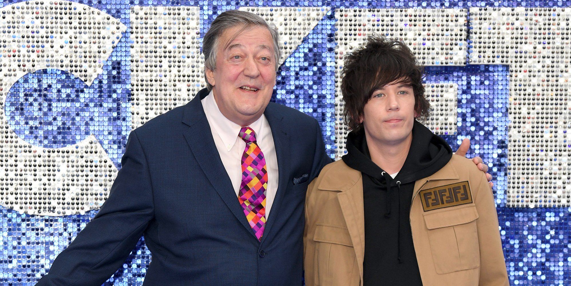 Stephen Fry and husband Elliot Spencer