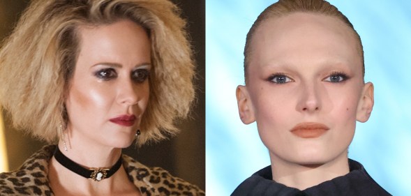 Headshots oof Sarah Paulson and Alex Consani