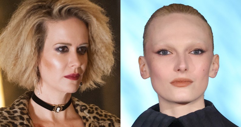 Headshots oof Sarah Paulson and Alex Consani