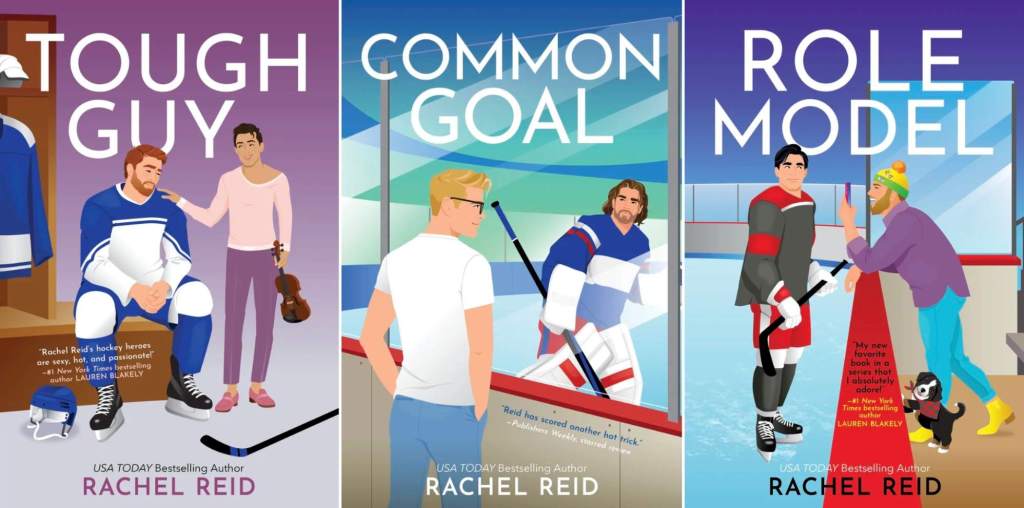 Tough Guy (book three, Common Goal (book four) and Role Model (book five) in the Game Changers series