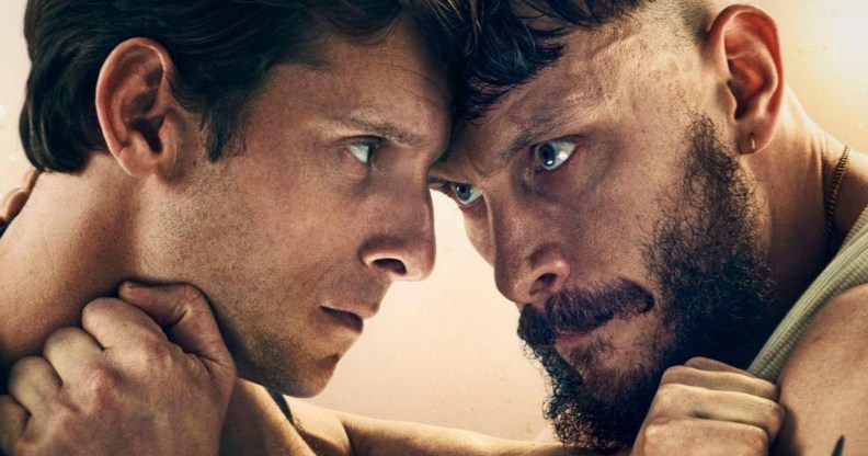 Half Man was created and written by Richard Gadd (R), who plays its lead, Ruben, opposite Jamie Bell (L), who plays Niall