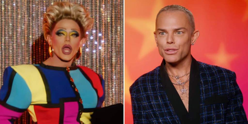 Morgan McMichaels in and out of drag 